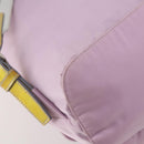 PRADA Backpack Nylon Pink Silver Auth YKZ194-20