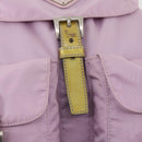 PRADA Backpack Nylon Pink Silver Auth YKZ194-22