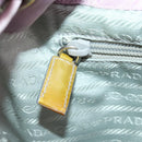 PRADA Backpack Nylon Pink Silver Auth YKZ194-28