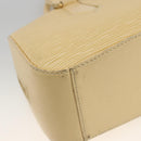 LOUIS VUITTON Epi jasmine Hand Bag Vanilla M5208A LV Auth YKZ199A-14