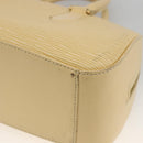LOUIS VUITTON Epi jasmine Hand Bag Vanilla M5208A LV Auth YKZ199A-15