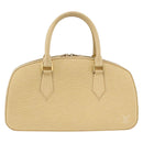 LOUIS VUITTON Epi jasmine Hand Bag Vanilla M5208A LV Auth YKZ199A-13