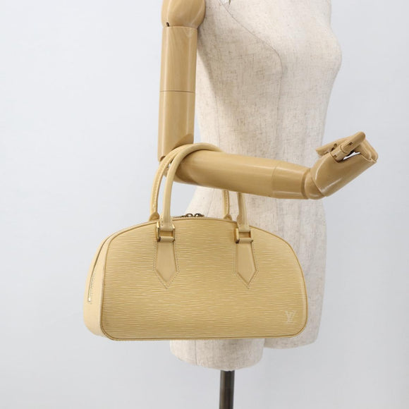 LOUIS VUITTON Epi jasmine Hand Bag Vanilla M5208A LV Auth YKZ199A