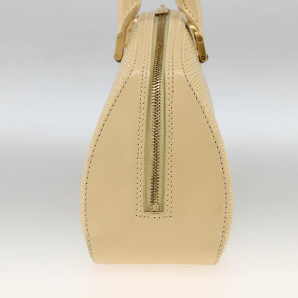 LOUIS VUITTON Epi jasmine Hand Bag Vanilla M5208A LV Auth YKZ199A
