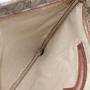 GUCCI GG Supreme Shoulder Bag PVC Beige Gold 201446 Auth YKZ206-21