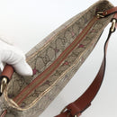 GUCCI GG Supreme Shoulder Bag PVC Beige Gold 201446 Auth YKZ206-6