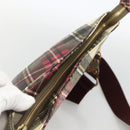 Vivienne Westwood Shoulder Bag PVC Canvas Beige Red gold Auth YKZ211A-6