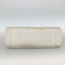 BOTTEGA VENETA INTRECCIATO Hand Bag Leather White Auth YKZ230-5