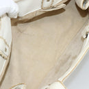 BOTTEGA VENETA INTRECCIATO Hand Bag Leather White Auth YKZ230-11