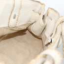 BOTTEGA VENETA INTRECCIATO Hand Bag Leather White Auth YKZ230-18
