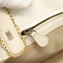BOTTEGA VENETA INTRECCIATO Hand Bag Leather White Auth YKZ230-20