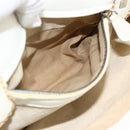 BOTTEGA VENETA INTRECCIATO Hand Bag Leather White Auth YKZ230-21