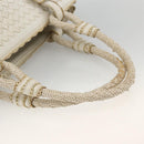 BOTTEGA VENETA INTRECCIATO Hand Bag Leather White Auth YKZ230-7
