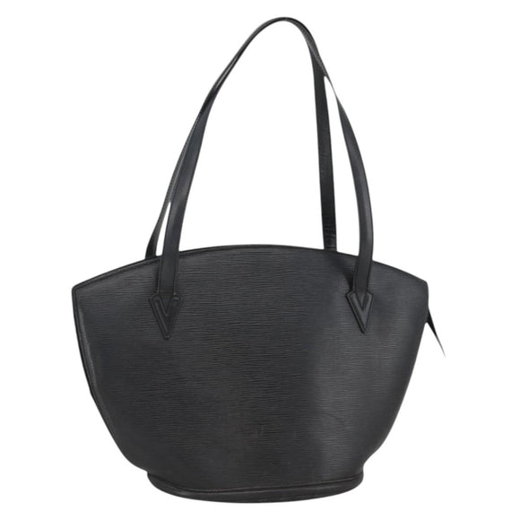 LOUIS VUITTON Epi Saint Jacques Shopping Shoulder Bag Black M52272 Auth YKZ240