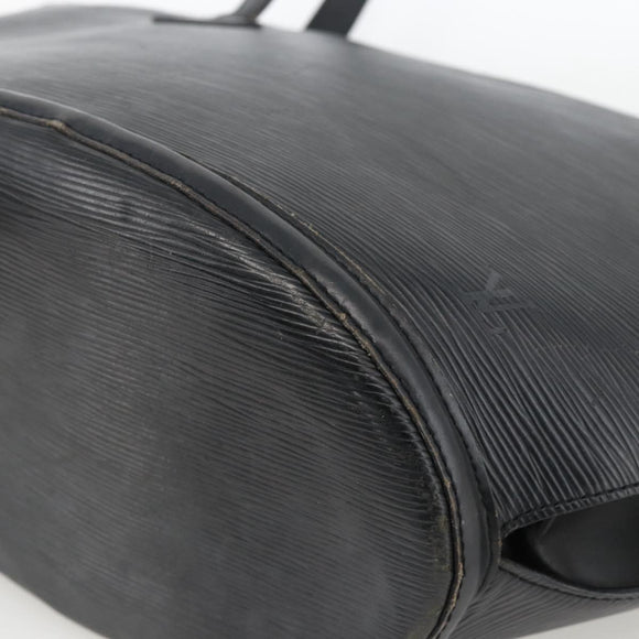 LOUIS VUITTON Epi Saint Jacques Shopping Shoulder Bag Black M52272 Auth YKZ240