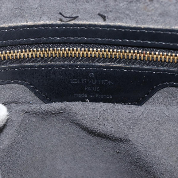 LOUIS VUITTON Epi Saint Jacques Shopping Shoulder Bag Black M52272 Auth YKZ240