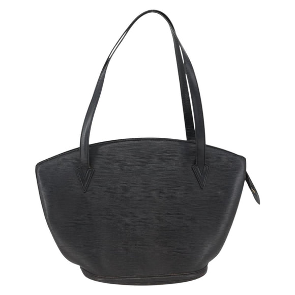 LOUIS VUITTON Epi Saint Jacques Shopping Shoulder Bag Black M52272 Auth YKZ240