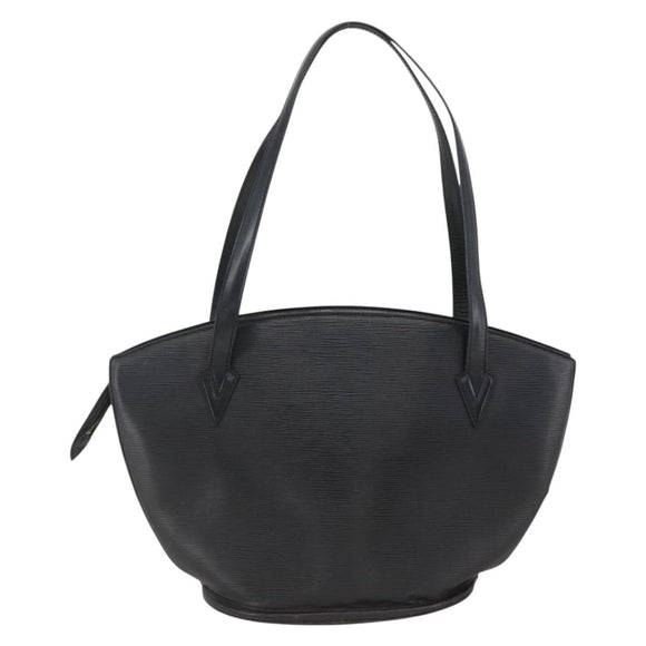 LOUIS VUITTON Epi Saint Jacques Shopping Shoulder Bag Black M52272 Auth YKZ240
