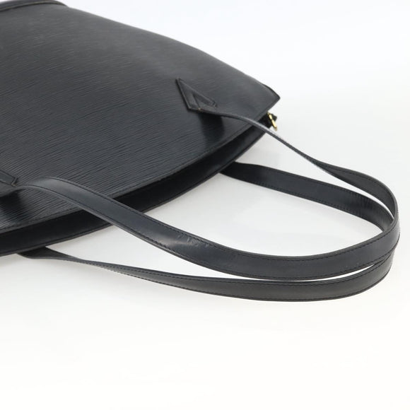 LOUIS VUITTON Epi Saint Jacques Shopping Shoulder Bag Black M52272 Auth YKZ240