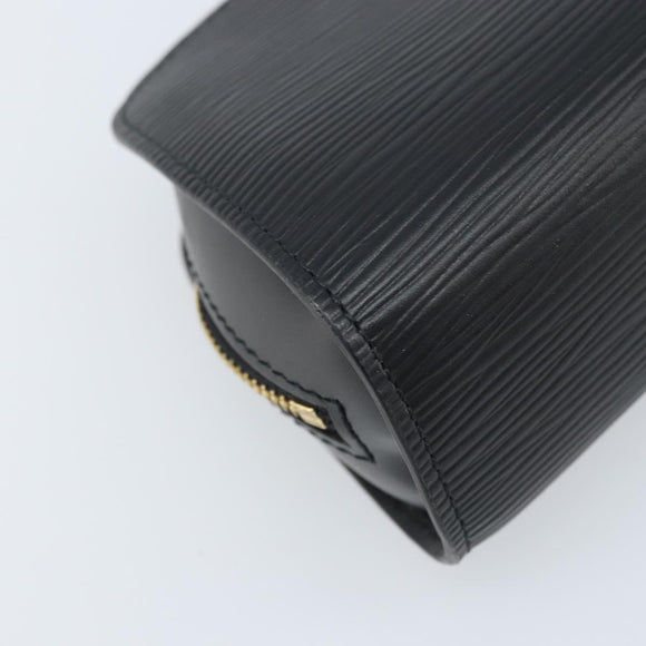 LOUIS VUITTON Epi Dauphine PM Pouch Black M48442 LV Auth YKZ246
