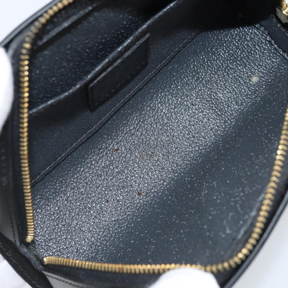 LOUIS VUITTON Epi Dauphine PM Pouch Black M48442 LV Auth YKZ246