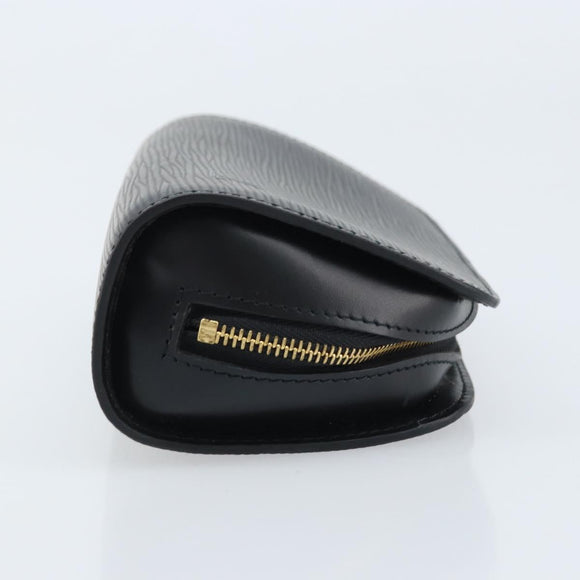 LOUIS VUITTON Epi Dauphine PM Pouch Black M48442 LV Auth YKZ246