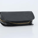LOUIS VUITTON Epi Dauphine PM Pouch Black M48442 LV Auth YKZ246-5