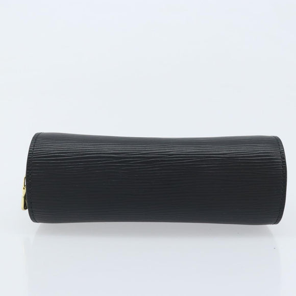LOUIS VUITTON Epi Dauphine PM Pouch Black M48442 LV Auth YKZ246