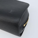 LOUIS VUITTON Epi Dauphine PM Pouch Black M48442 LV Auth YKZ246-7