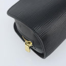 LOUIS VUITTON Epi Dauphine PM Pouch Black M48442 LV Auth YKZ246-14