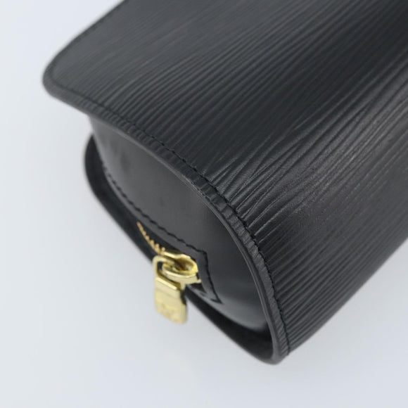 LOUIS VUITTON Epi Dauphine PM Pouch Black M48442 LV Auth YKZ246