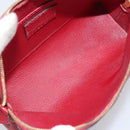 LOUIS VUITTON Monogram Empreinte Pochette PM Pouch Red M69414 Auth YKZ248A-10