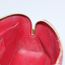 LOUIS VUITTON Monogram Empreinte Pochette PM Pouch Red M69414 Auth YKZ248A-17