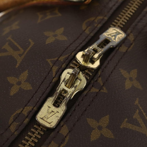 LOUIS VUITTON Monogram Keepall Bandouliere 55 Boston Bag M41414 LV Auth YKZ250