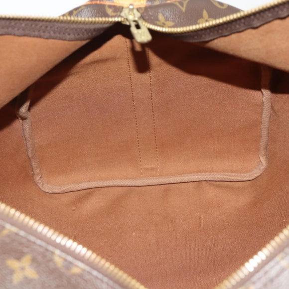 LOUIS VUITTON Monogram Keepall Bandouliere 55 Boston Bag M41414 LV Auth YKZ250