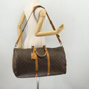 LOUIS VUITTON Monogram Keepall Bandouliere 55 Boston Bag M41414 LV Auth YKZ250-25