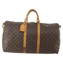 LOUIS VUITTON Monogram Keepall Bandouliere 55 Boston Bag M41414 LV Auth YKZ250-13