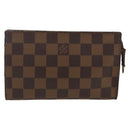 LOUIS VUITTON Damier Ebene Marais Pouch LV Auth YKZ256A-13