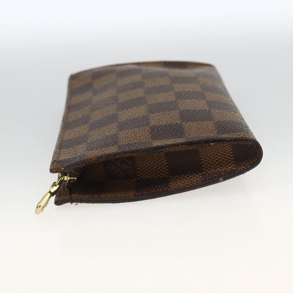 LOUIS VUITTON Damier Ebene Marais Pouch LV Auth YKZ256A
