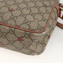 GUCCI GG Supreme Shoulder Bag PVC Beige Gold 233268 Auth YKZ260-15