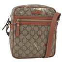 GUCCI GG Supreme Shoulder Bag PVC Beige Gold 233268 Auth YKZ260-1