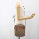 GUCCI GG Supreme Shoulder Bag PVC Beige Gold 233268 Auth YKZ260-22