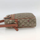 GUCCI GG Supreme Shoulder Bag PVC Beige Gold 233268 Auth YKZ260-3