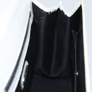 FENDI Hand Bag Patent leather Ivory Silver Auth YKZ263-20