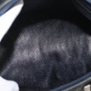 Christian Dior Trotter Canvas Hand Bag Black Auth YKZ265-11