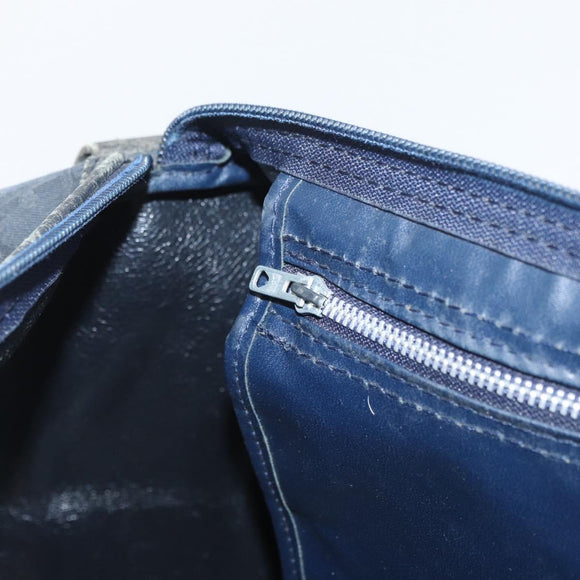 Christian Dior Trotter Canvas Hand Bag Black Auth YKZ265