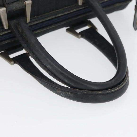Christian Dior Trotter Canvas Hand Bag Black Auth YKZ265