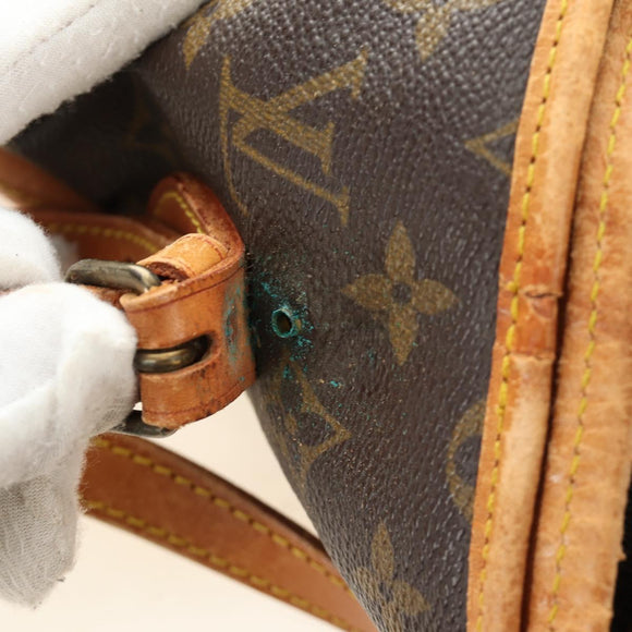 LOUIS VUITTON Monogram Bucket PM Shoulder Bag M42238 LV Auth YKZ267