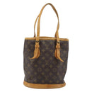 LOUIS VUITTON Monogram Bucket PM Shoulder Bag M42238 LV Auth YKZ267-2