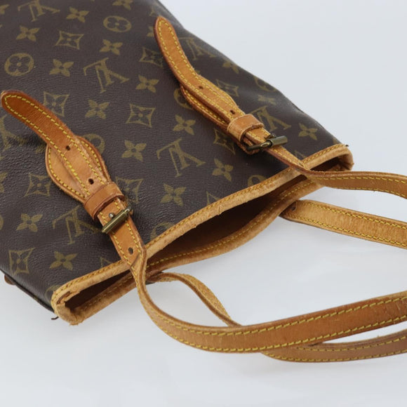 LOUIS VUITTON Monogram Bucket PM Shoulder Bag M42238 LV Auth YKZ267